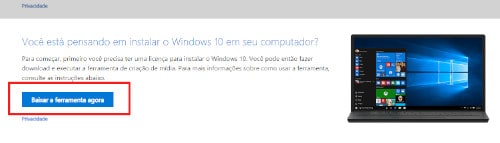 baixar o windows 10