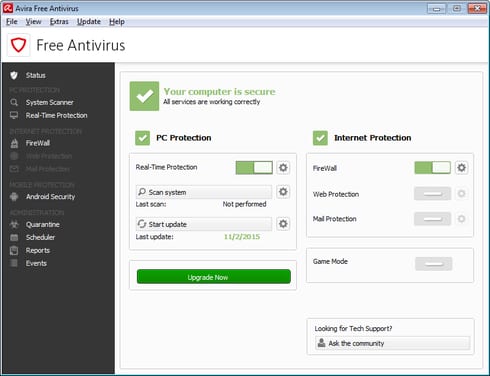 avira free antivirus