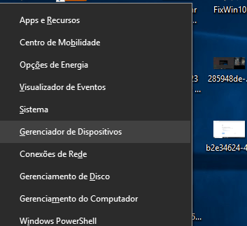 gerenciador de dispositivos