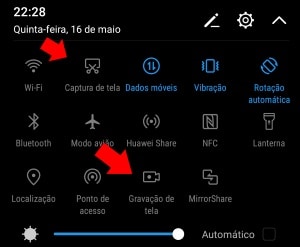 gravar tela do android