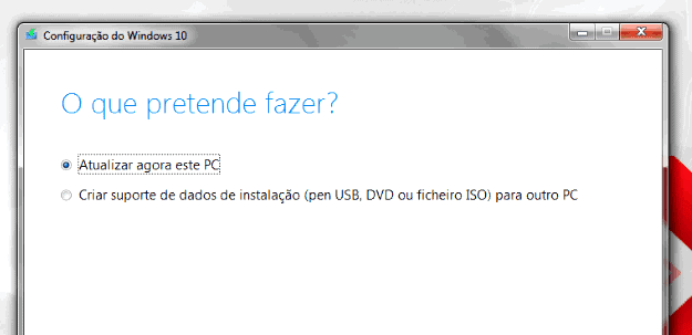 atualizar agora este pc