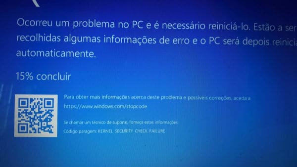 Kernel_Security_Check_Failure no Windows 10