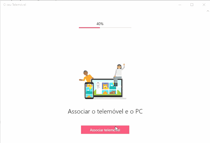 associar telefone windows 10