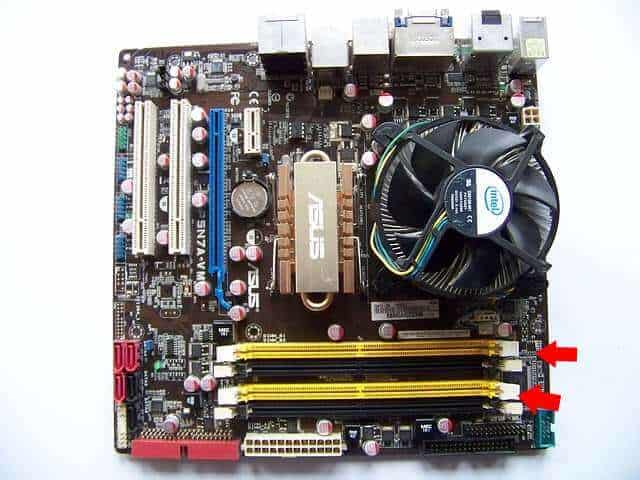 slots ram cores motherboard asus