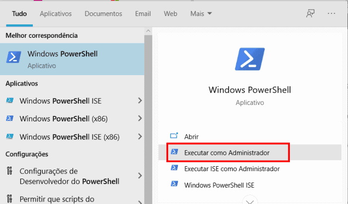 powershell administrador