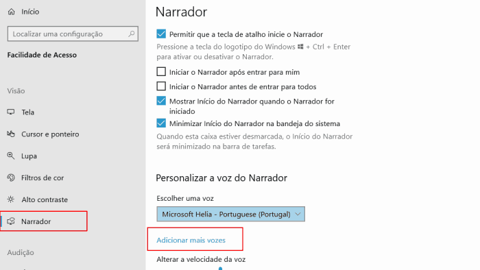 adicionar voz português ao adobe reader