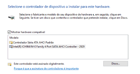 controlador ata atapi padrao
