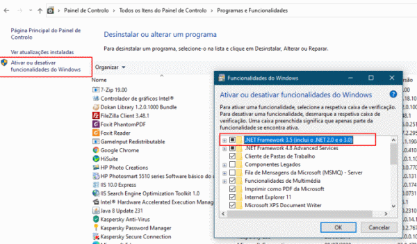 Instalar o .NetFrameWork