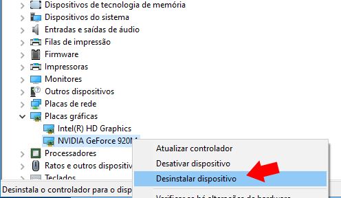 desinstalar drivers