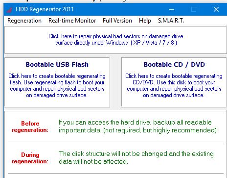 hdd regenarator