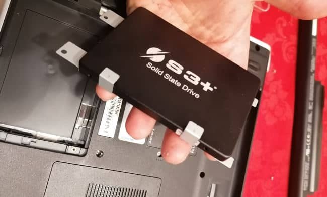 fazer o upgrade para um ssd