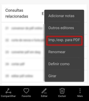 exportar imagem para PDF