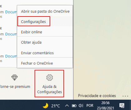 backup do onedrive