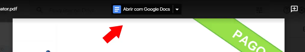 abrir com google docs