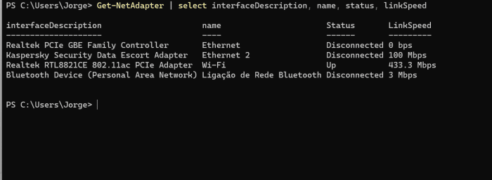 velocidade máxima de internet no cmd