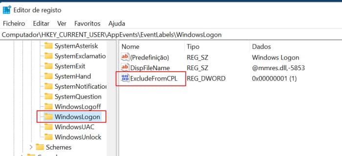 windowslogon exclude from cpl